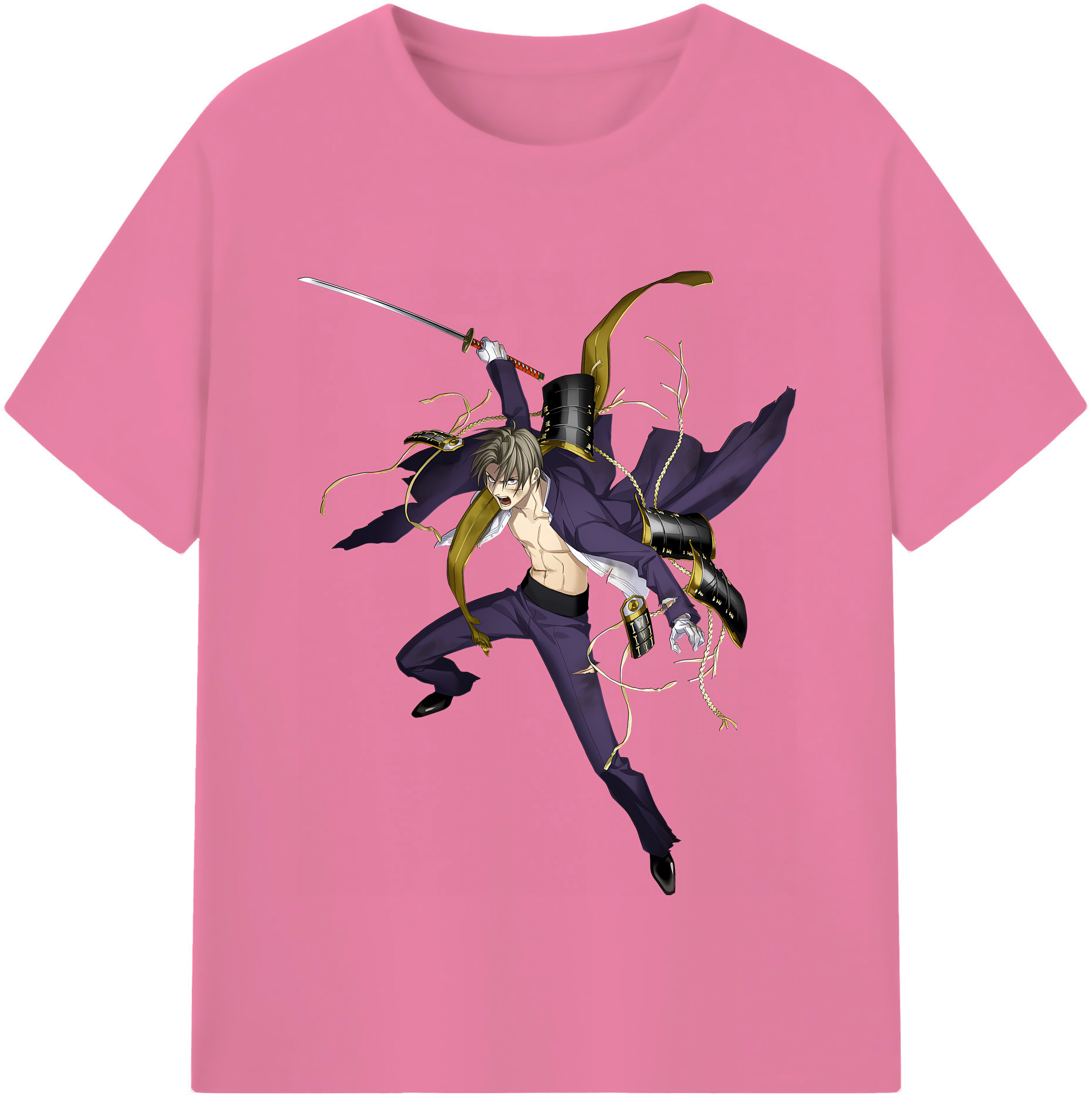 （画像用） 刀剣乱舞 Touken Ranbu 綿100％半袖Tシャツ（フロントプリント）